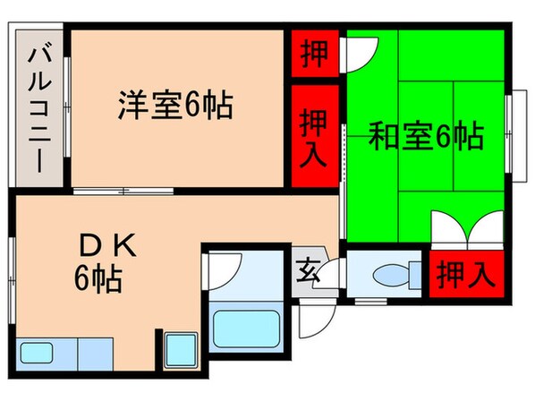 藤マンションの物件間取画像